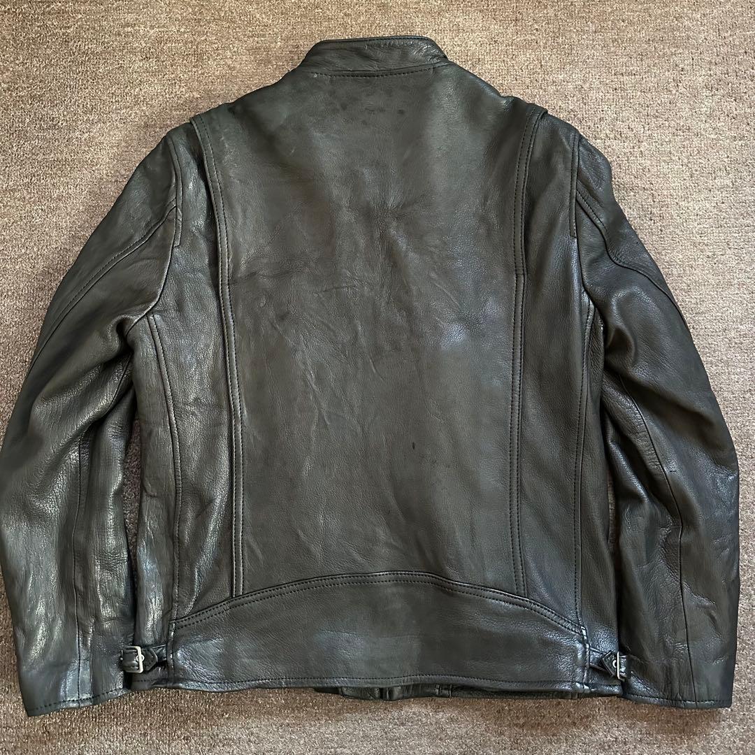 ルードギャラリー　ブラックレベル　アロー　レザージャケット　シングル　大人気　M