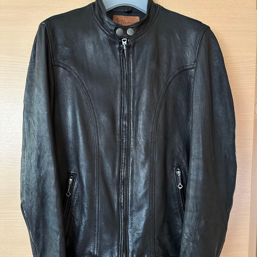 ルードギャラリー　ブラックレベル　アロー　レザージャケット　シングル　大人気　M