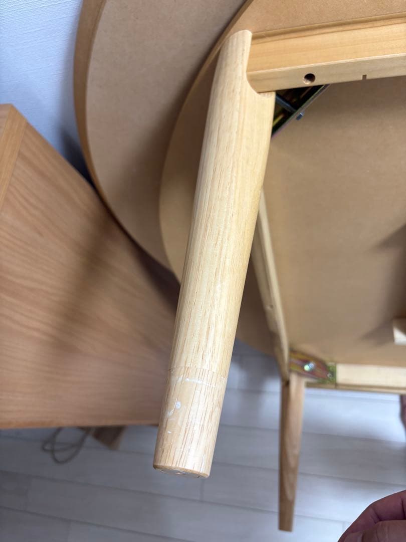sirokumaさん専用 こたつテーブル 円形 丸 北欧 120cm
