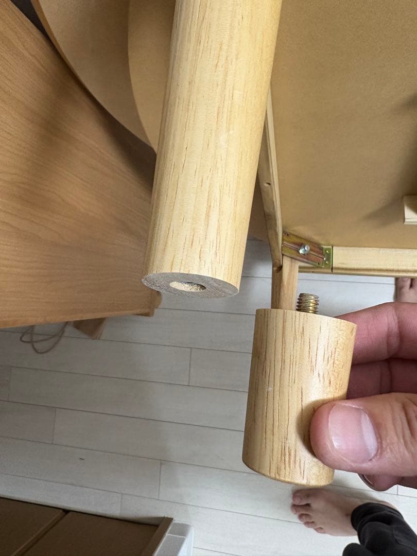 sirokumaさん専用 こたつテーブル 円形 丸 北欧 120cm