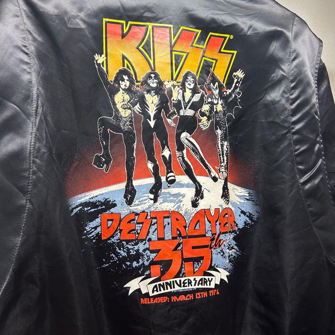 超貴重‼️ 2011年 KISS デストロイヤー 35周年記念 サテンジャケット