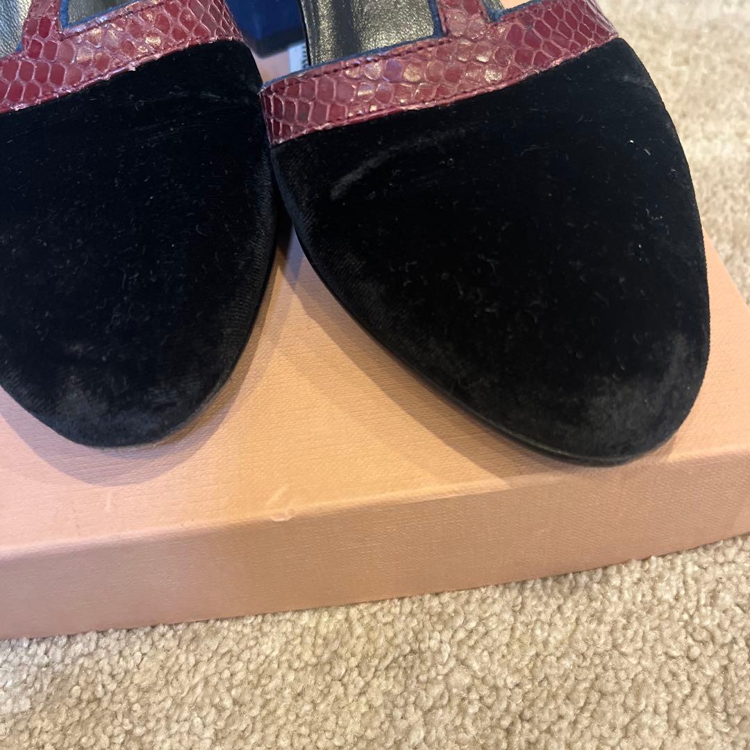 定価10万DRIES VAN NOTEN マルチカラー　ストラップパンプス