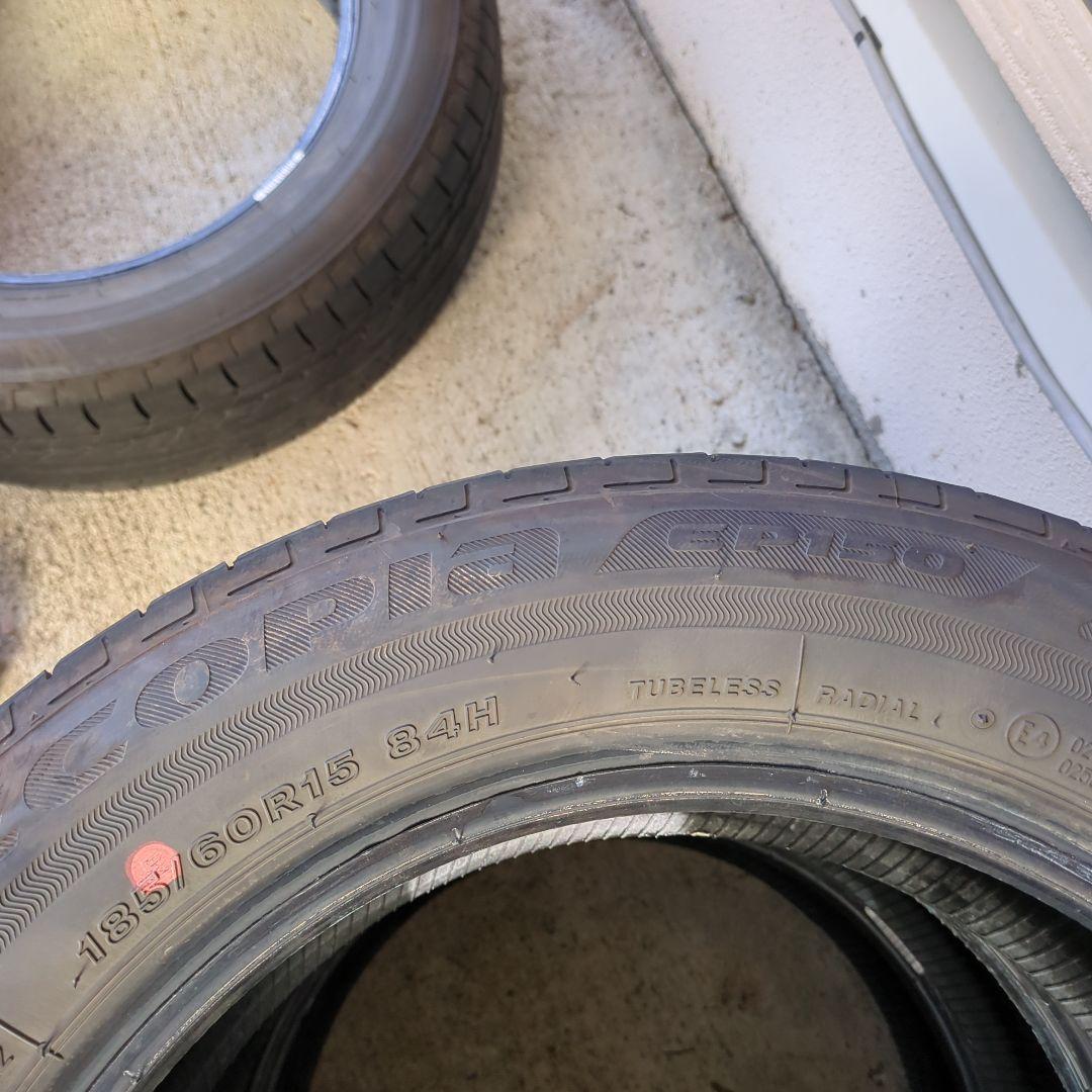 185/60R15　BSエコピア サマータイヤ 4本セット