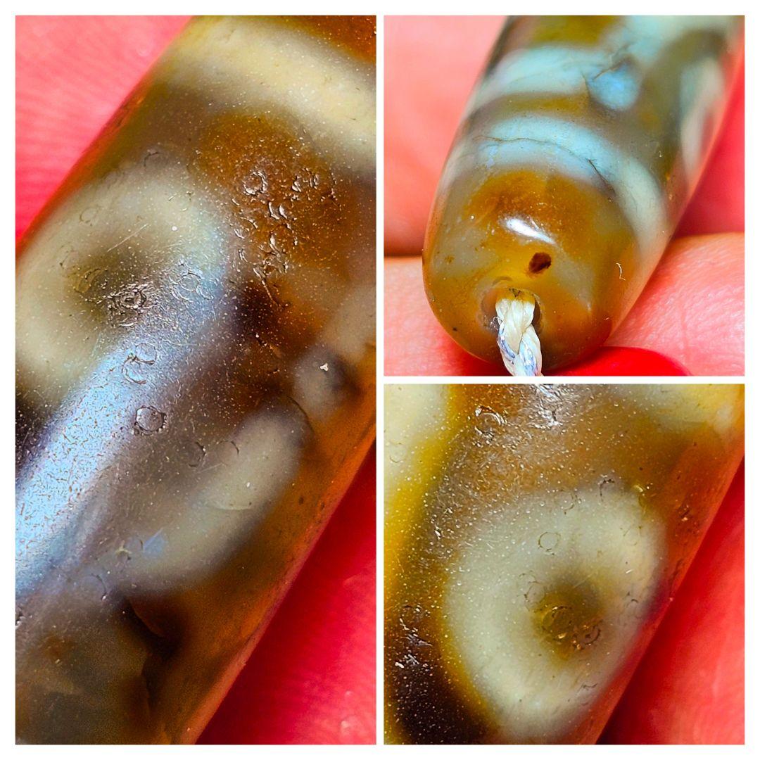 dZi beads(二眼) ネックレス