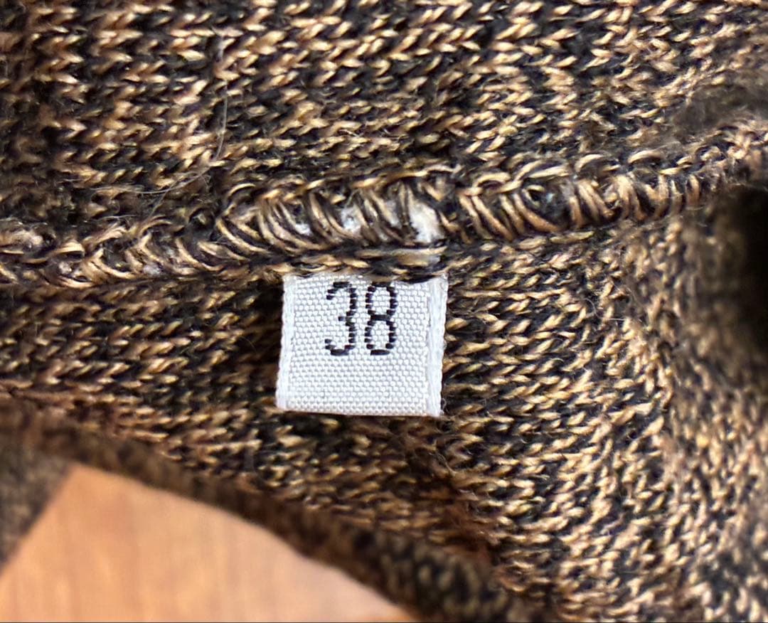 FENDI　フェンディ　イタリア製　タートルネック　ニット　総柄　ズッカ柄　M