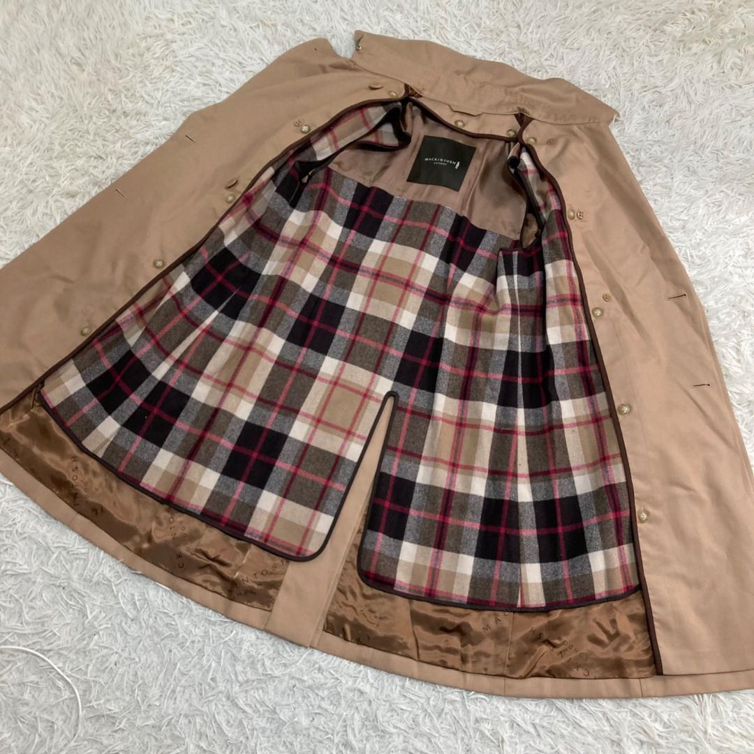 15172✨マッキントッシュロンドン トレンチコート ライナー付き ベージュ