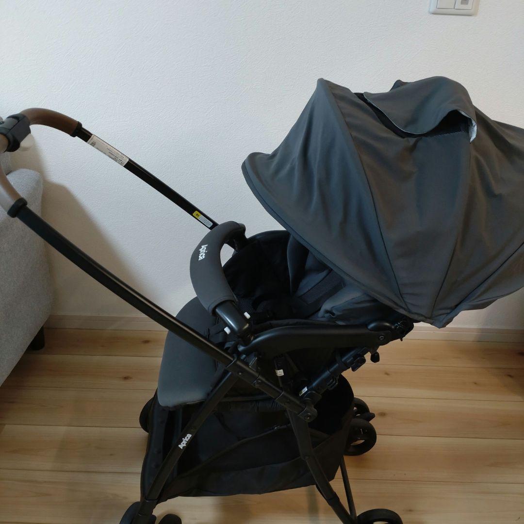 【美品】Aprica カルーンエアー グレー