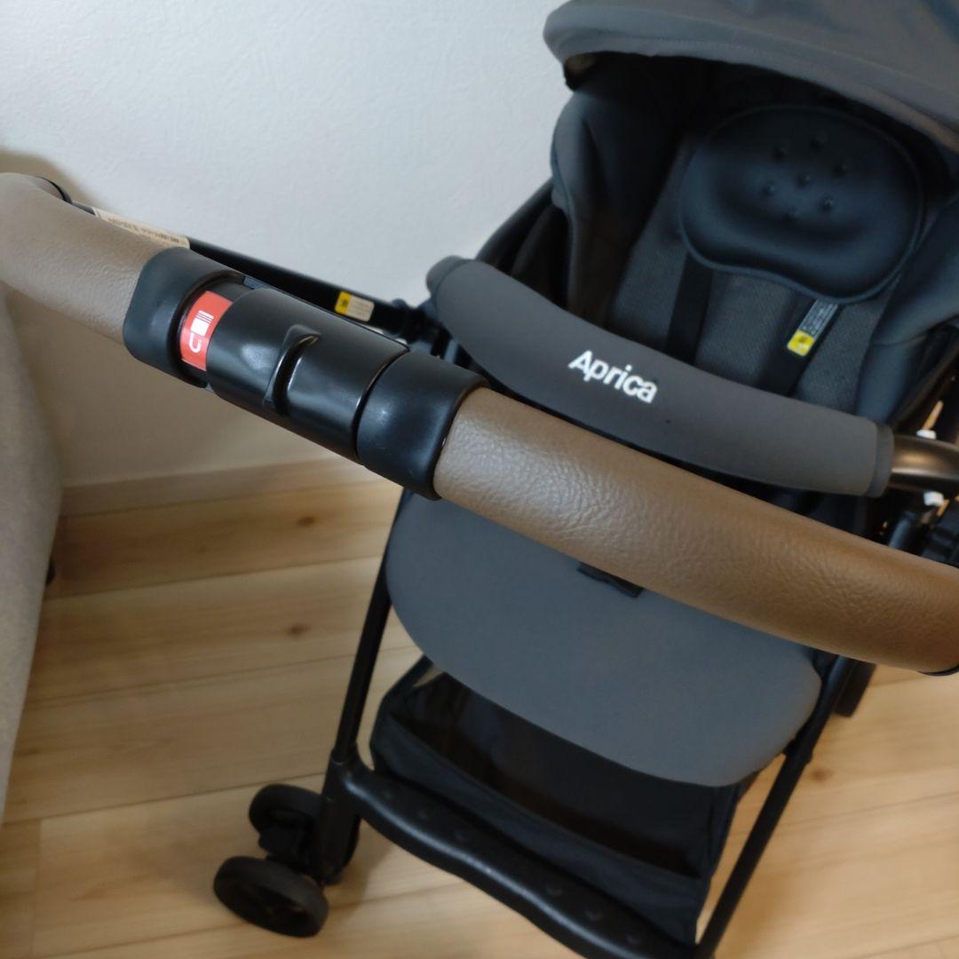 【美品】Aprica カルーンエアー グレー