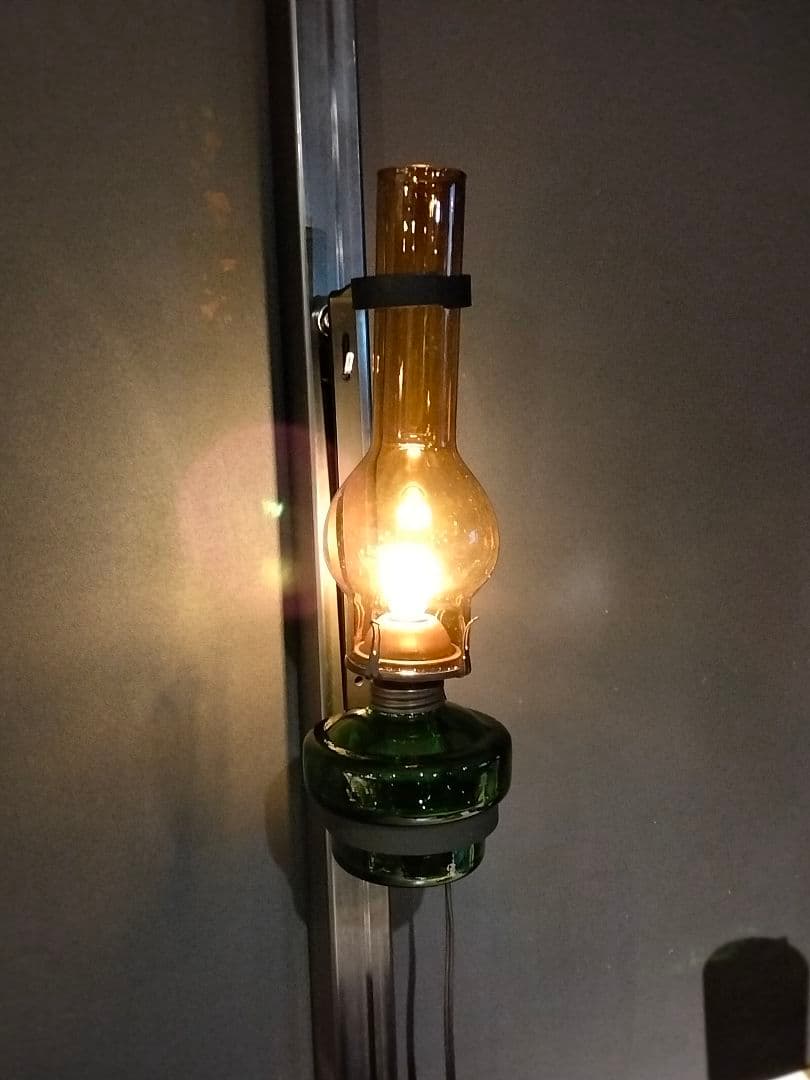 Nora さま専用・オイルランプ・電灯・オイル両用・最終価格