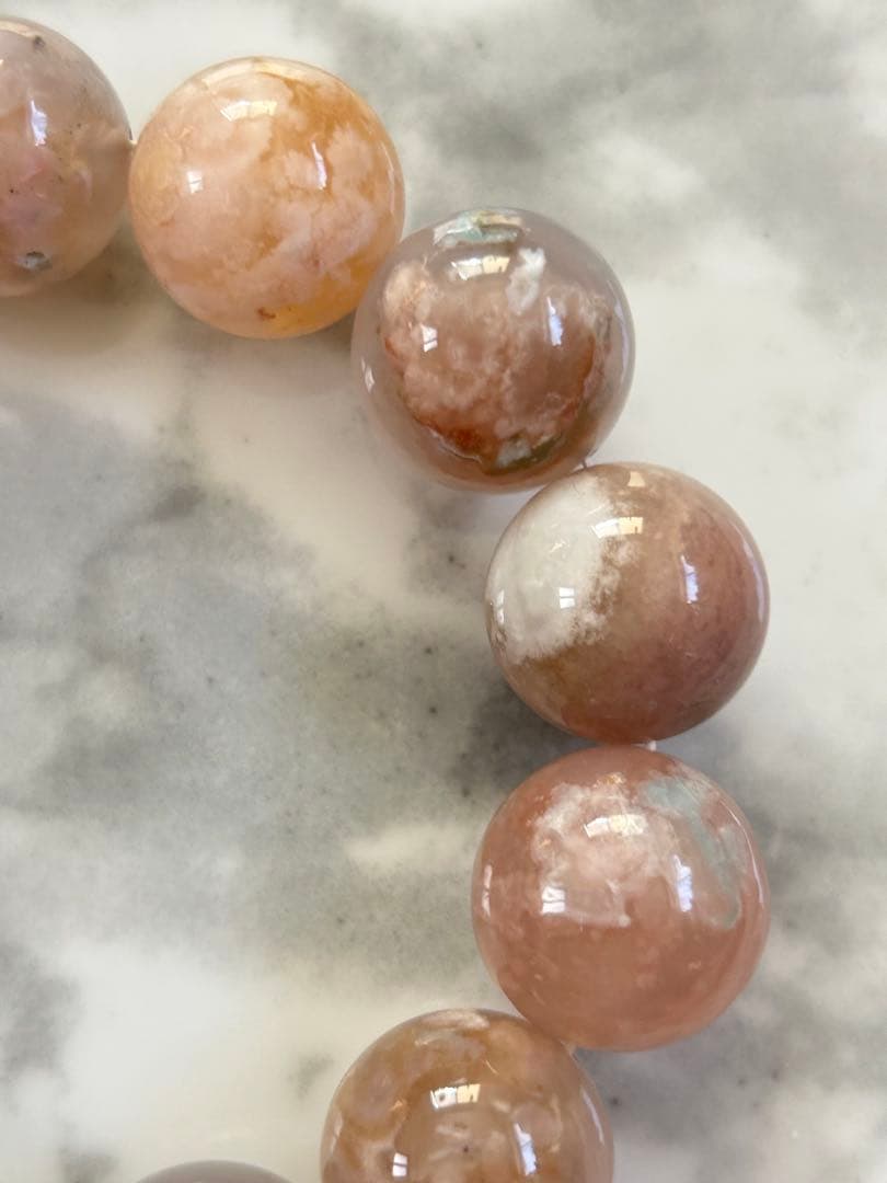 桜瑪瑙　ブレスレット18.2