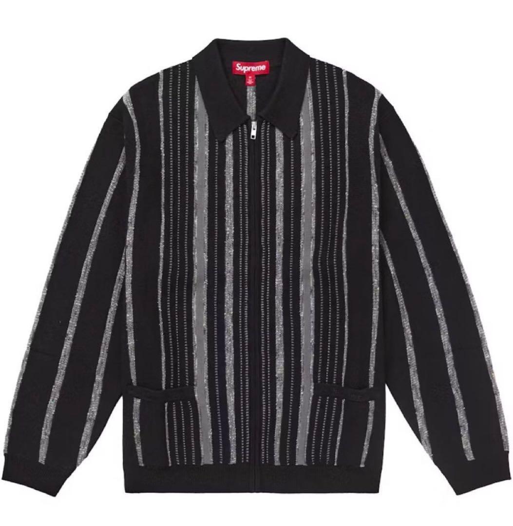 supreme Speckle Stripe Zip Up カーディガン