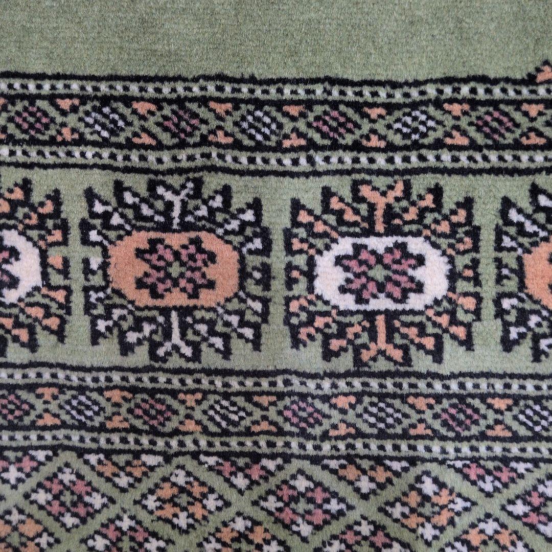 138x207cmパキスタン手織り絨毯(870)リビング・ペルシャ・ギャッベ・毛