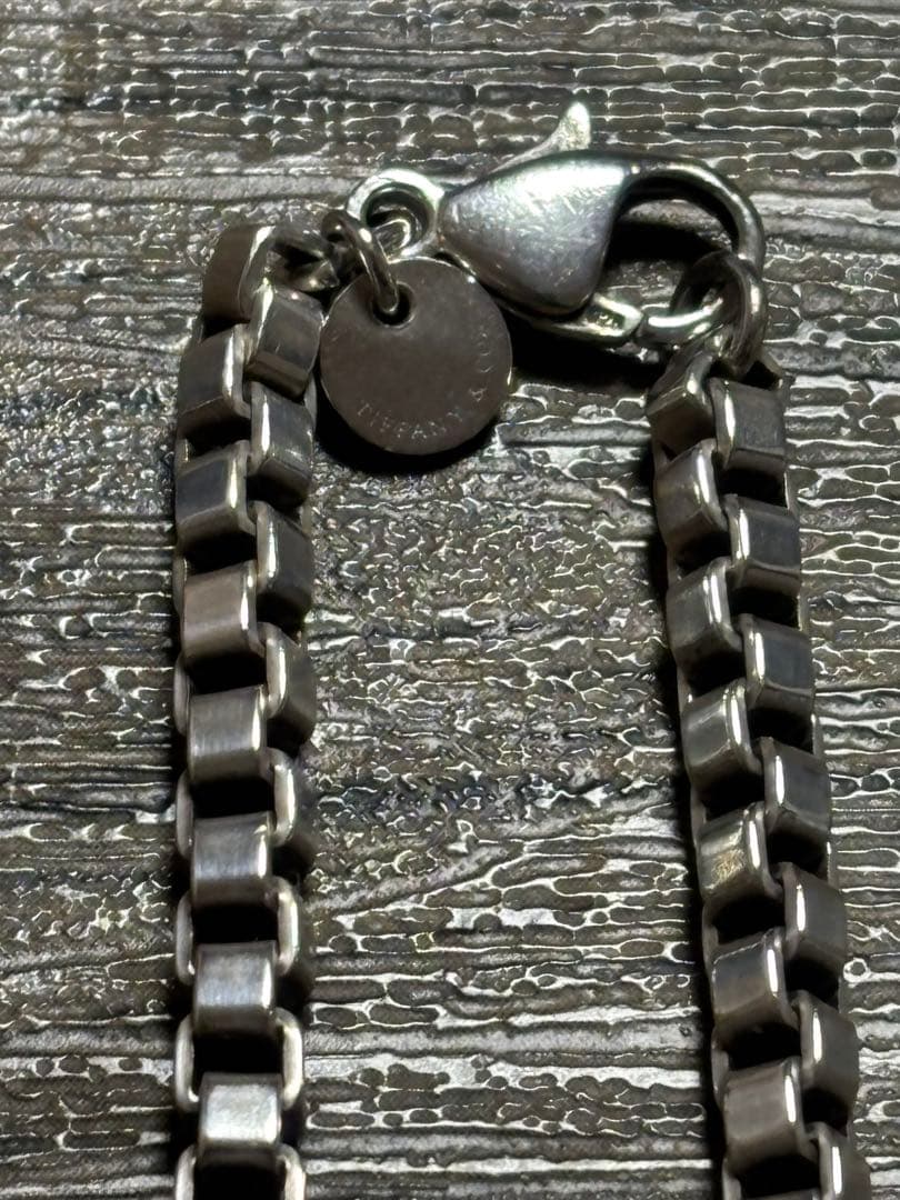 Tiffany ベネチアンチェーンネックレス　シルバー925
