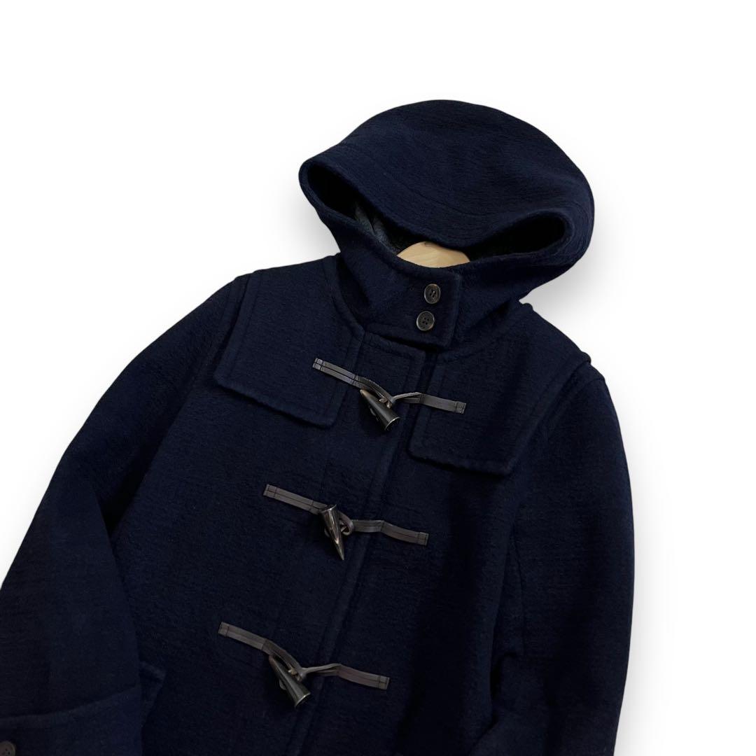 美品　マッキントッシュ　ロンドン　起毛　モールヤーン　撥水加工　ダッフルコート