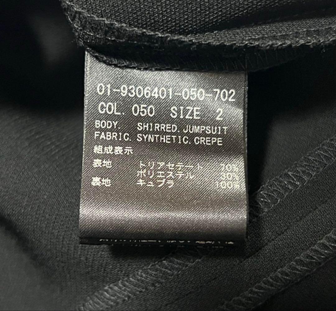 今だけ値下超美品✨セオリー SHIRRED JUMPSUIT ジャンプスーツ 黒