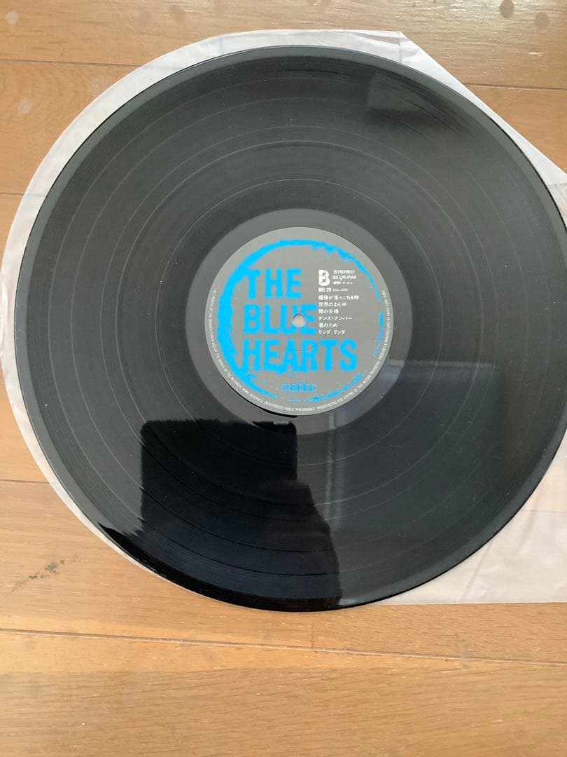 THE BLUE HEARTS LP レコード　初回ダンボールジャケ