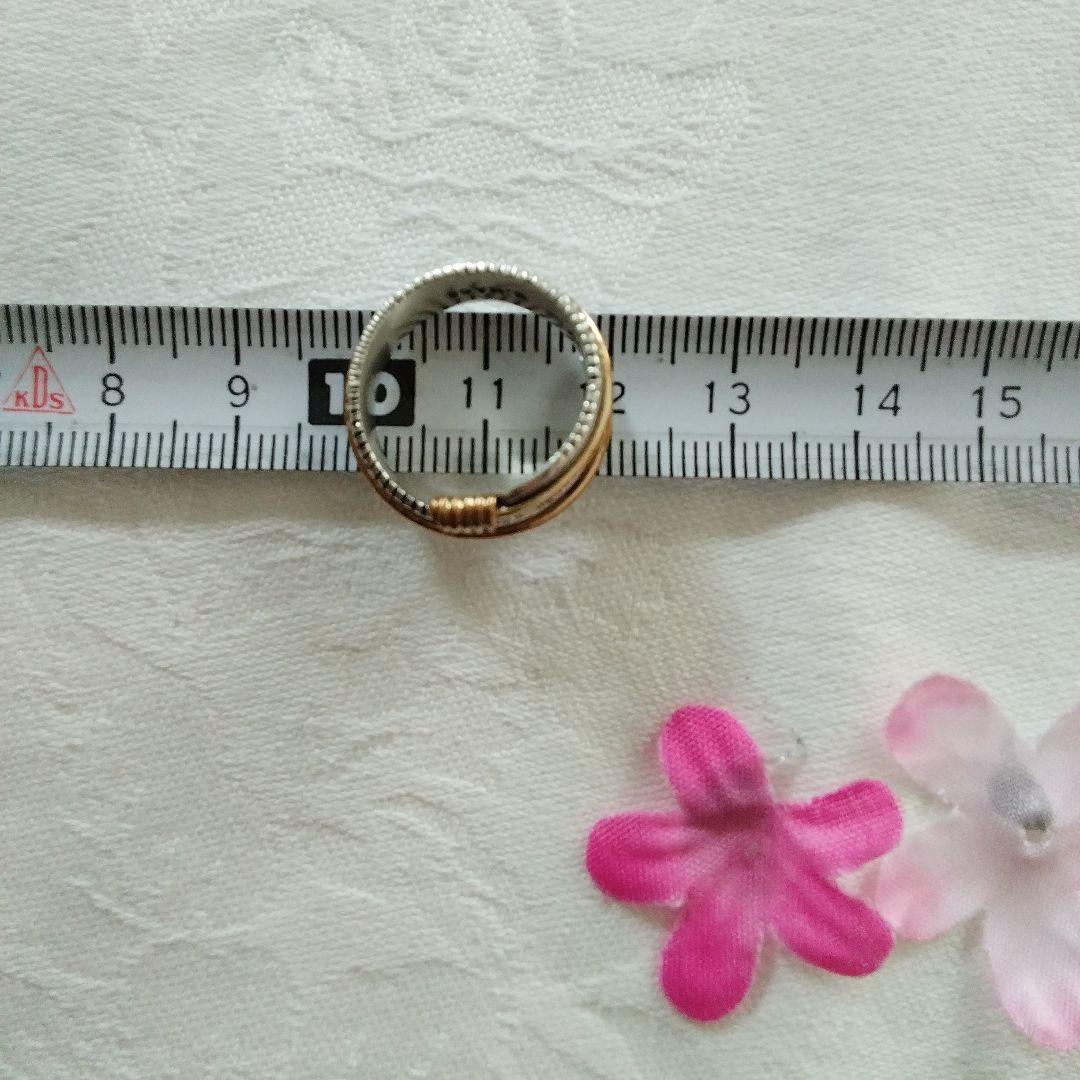 ハーヴィーメイス　ナバホ　インディアンジュエリー12KGF 　フェザーリング