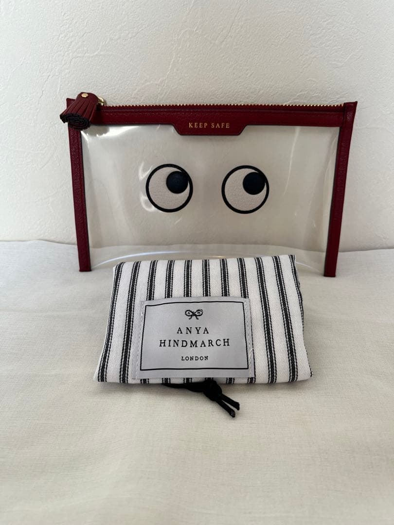 アニヤハインドマーチ ビニールポーチ