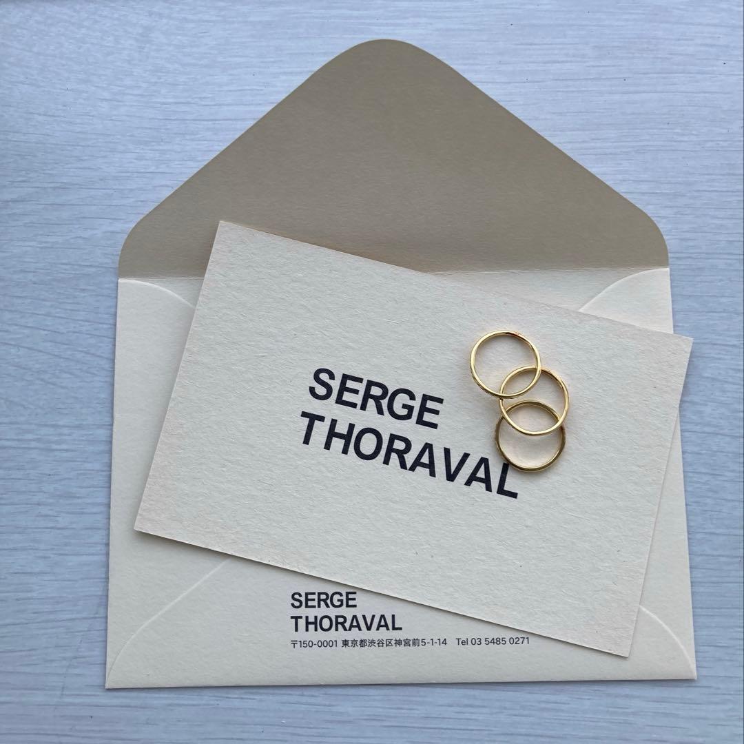 SERGE THORAVAL Infini 1＋1 無限 3連リングゴールド