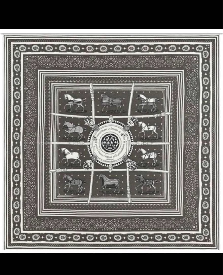 エルメス カシシル カレジェアン 馬着 カシミヤシルク