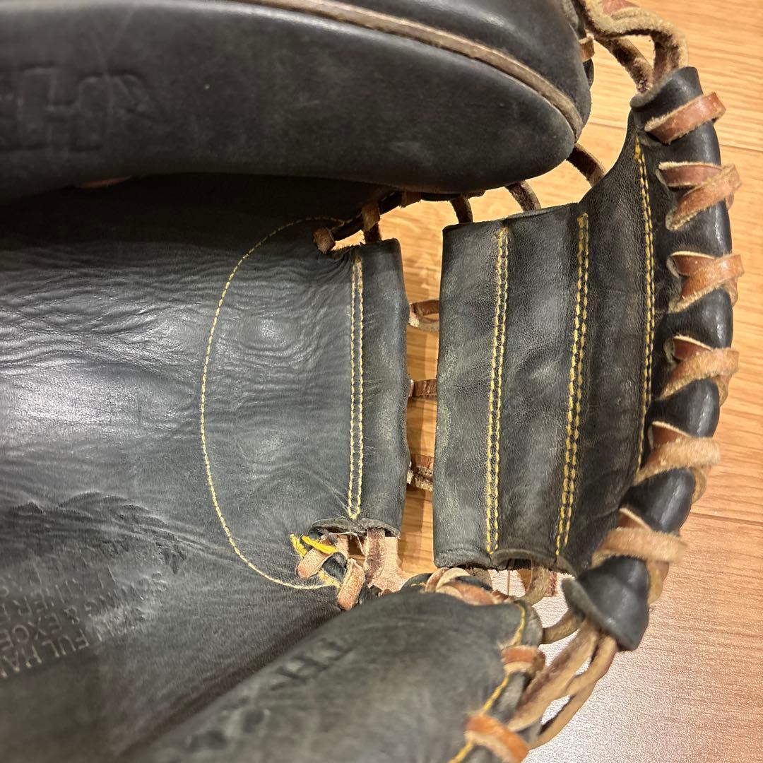 ハタケヤマ　キャッチャーミット　TH-268B ブラック　即使用可能