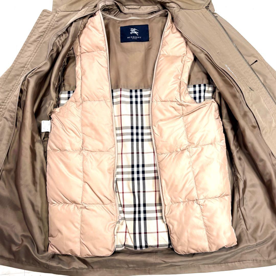 ✨美品✨Burberry 3wayダウンコート　ステンカラーコートノバチェック