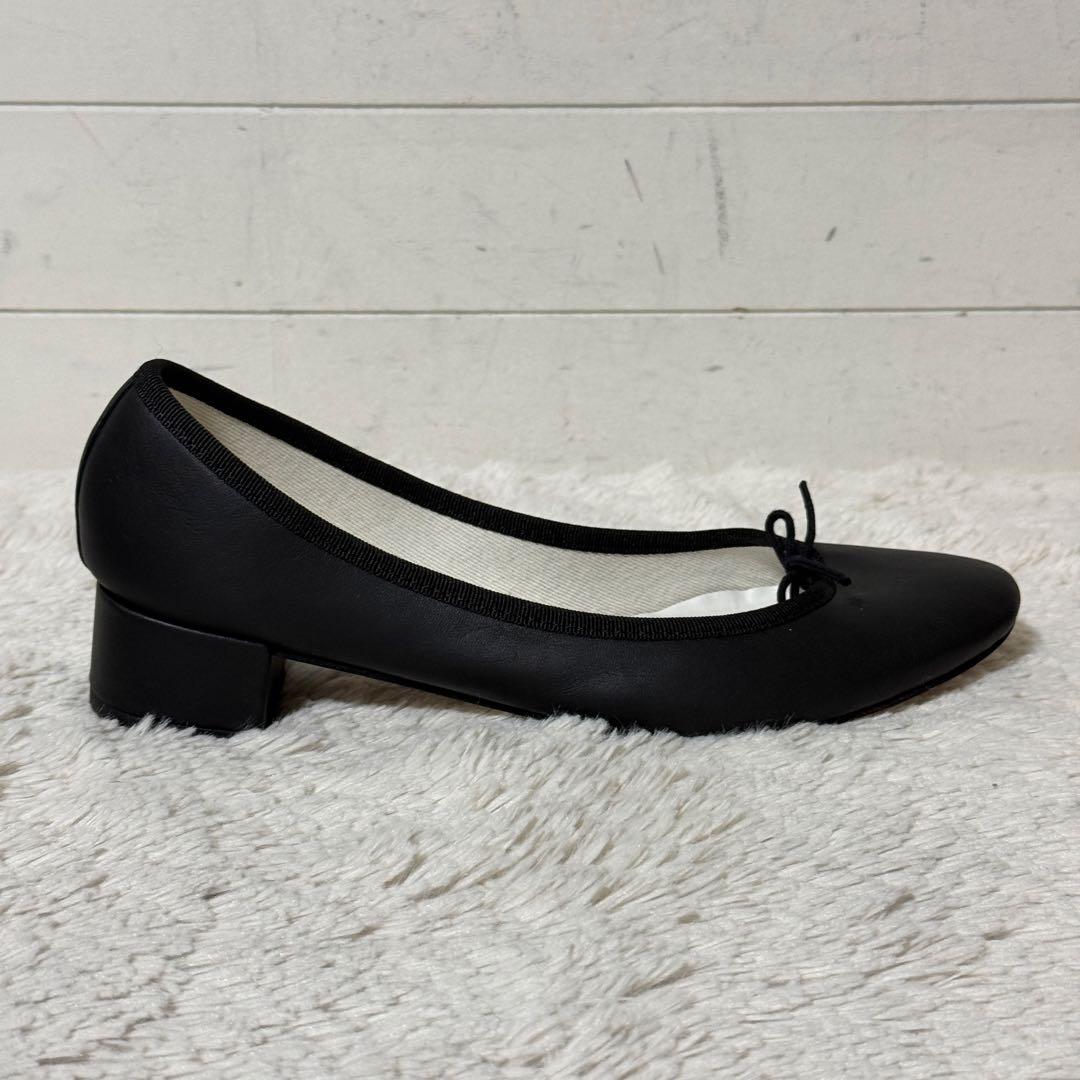 極美品✨レペット　カミーユ　バレリーナシューズ　パンプス　レザー　ブラック　39