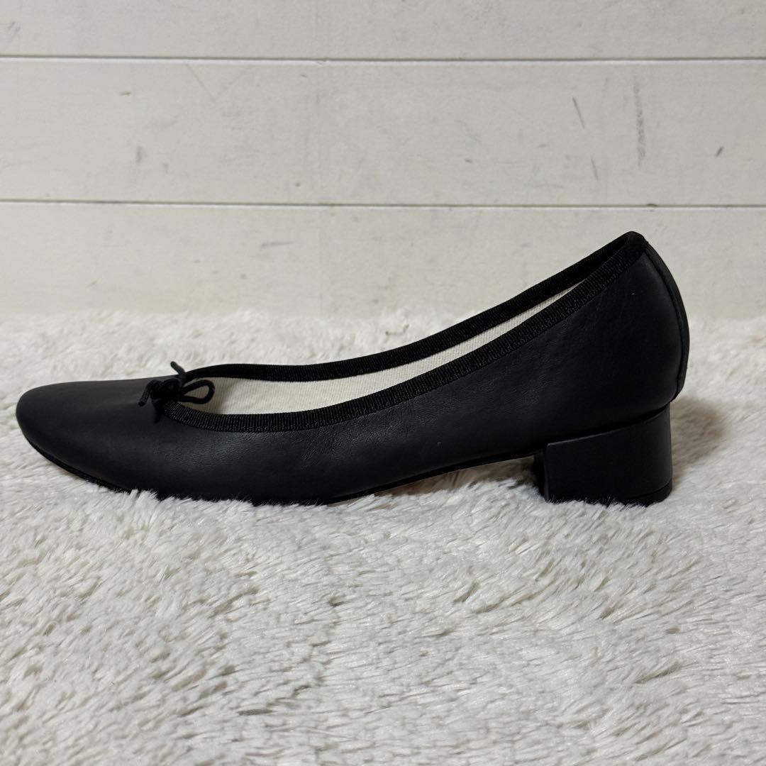 極美品✨レペット　カミーユ　バレリーナシューズ　パンプス　レザー　ブラック　39