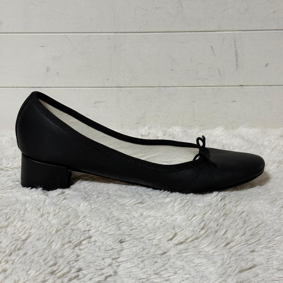 極美品✨レペット　カミーユ　バレリーナシューズ　パンプス　レザー　ブラック　39
