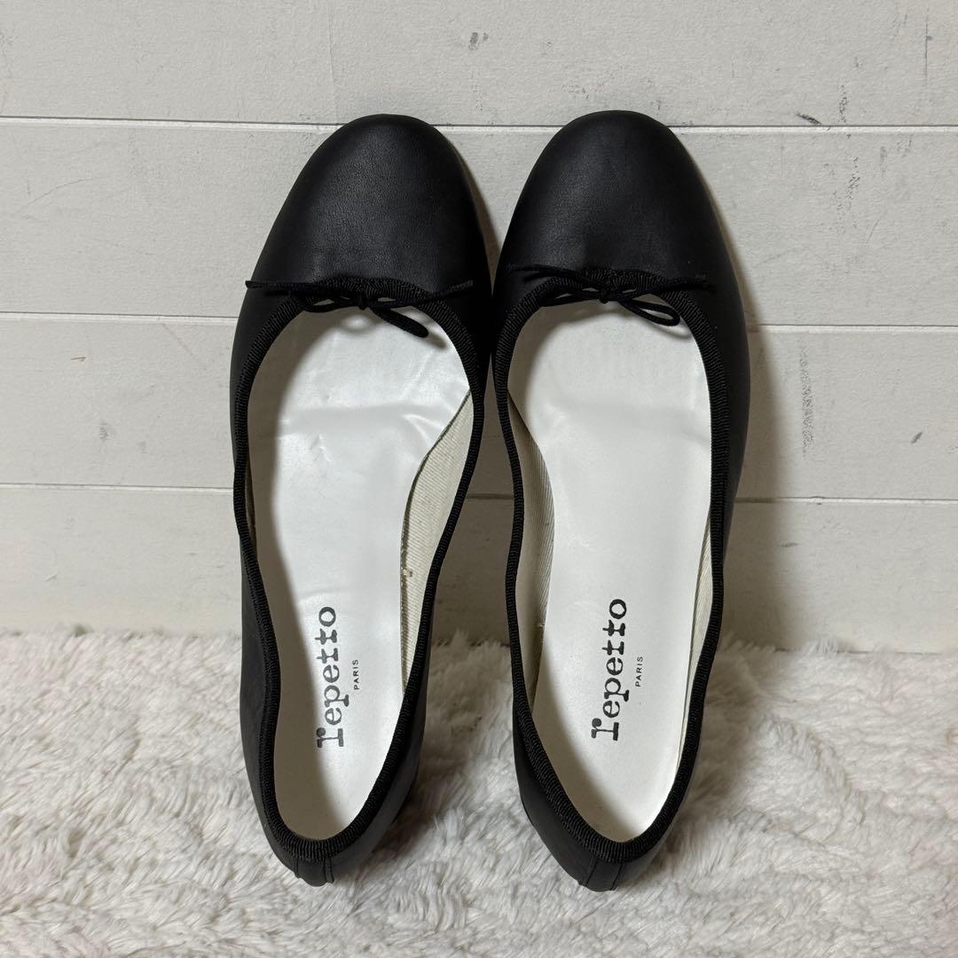 極美品✨レペット　カミーユ　バレリーナシューズ　パンプス　レザー　ブラック　39