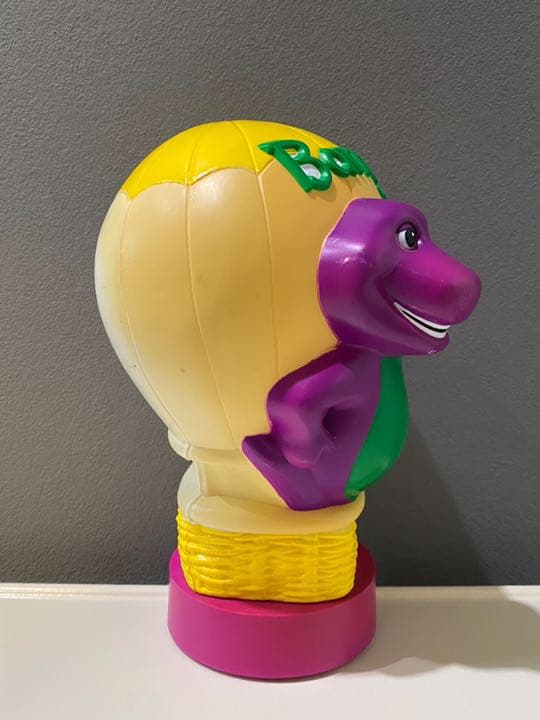 ビンテージ 90s Barney バーニー 卓上 ライト 置物 人形 フィギュア