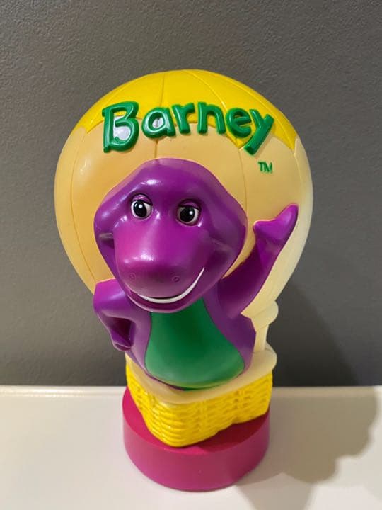 ビンテージ 90s Barney バーニー 卓上 ライト 置物 人形 フィギュア