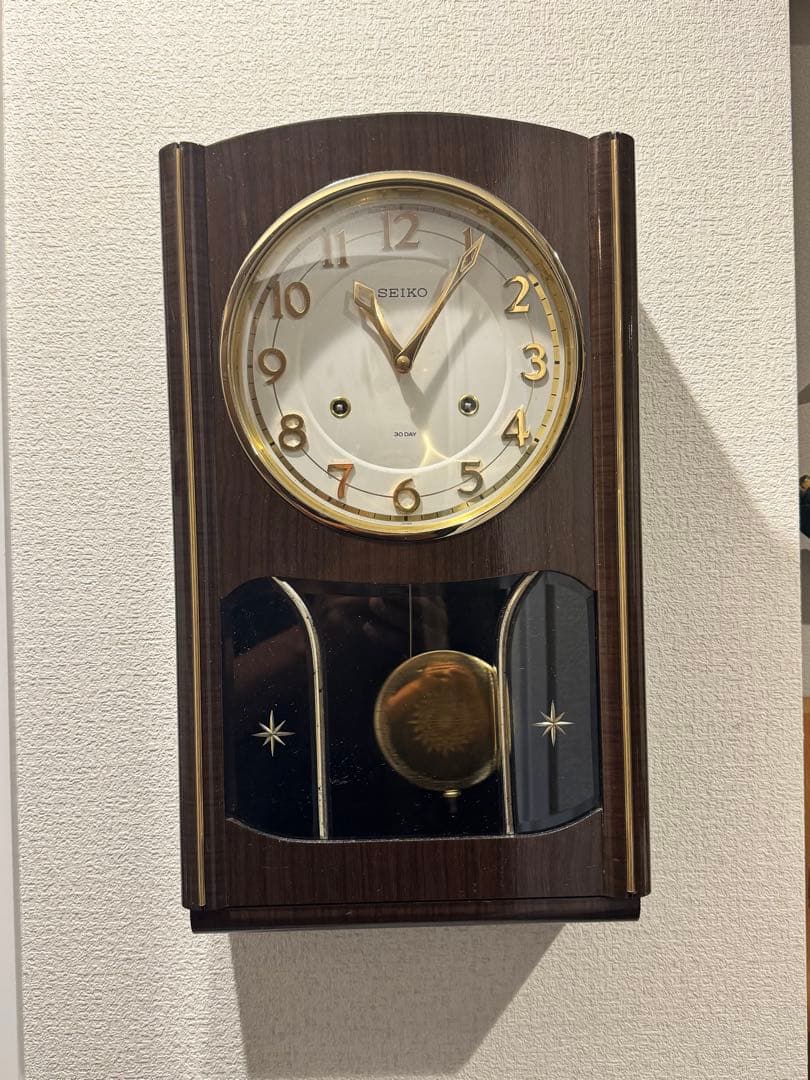 SEIKO 30日巻　ゼンマイ時計　機械時計　箱時計　4P404 ジャンク品