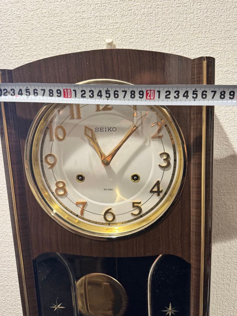 SEIKO 30日巻　ゼンマイ時計　機械時計　箱時計　4P404 ジャンク品
