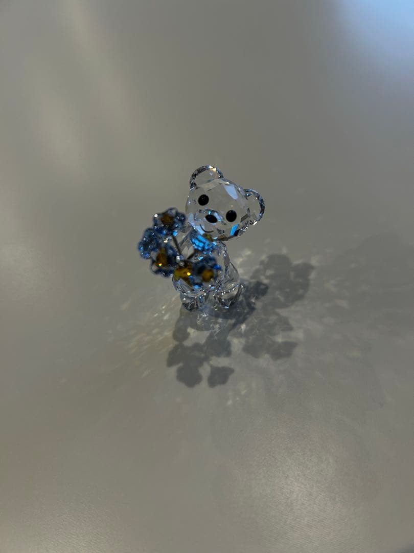 きむち 　Swarovski クリスタルガラス クマの置物