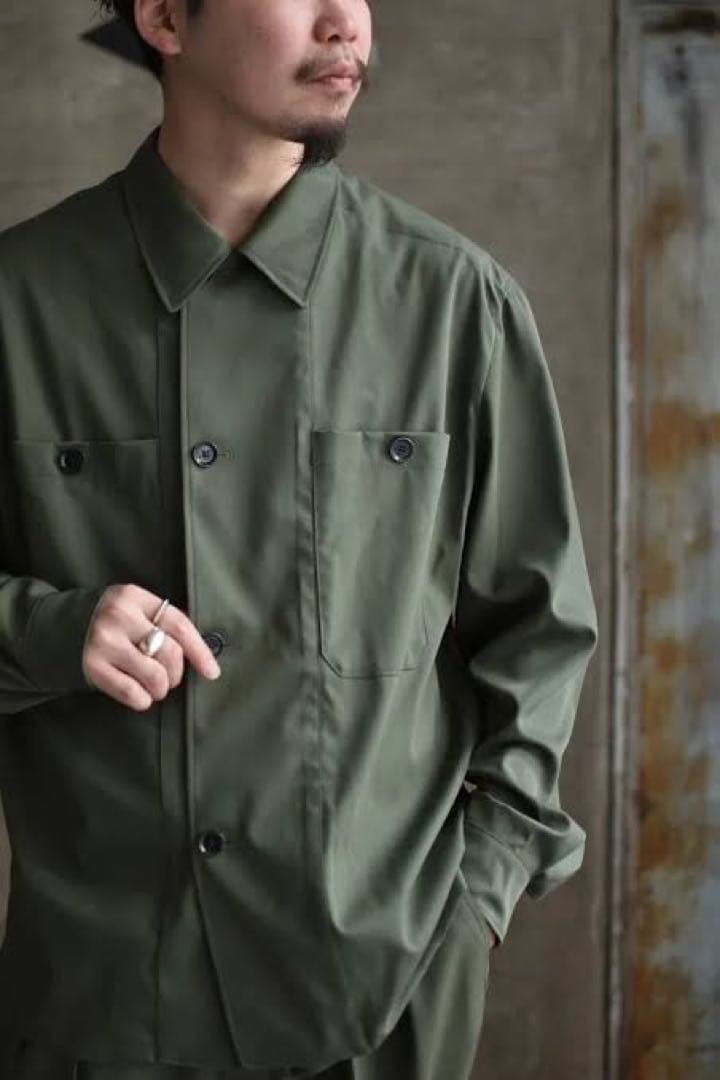 LEMAIRE ミリタリーシャツ L 美品 ルメール