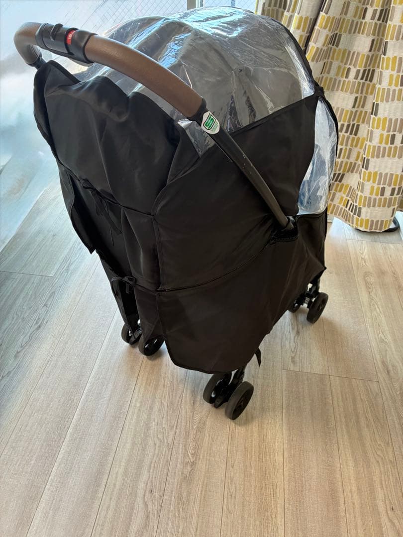 Aprica カルーンエアーメッシュ グレー ＋ レインカバー