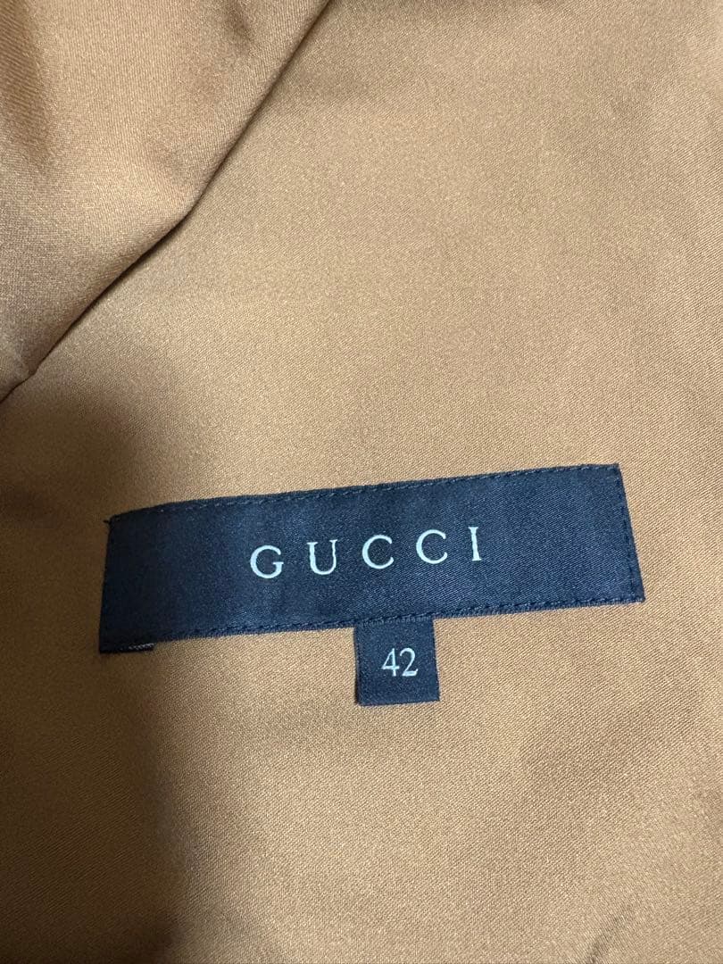GUCCI 未使用ヴィンテージ 2011年 シルク スプリングコート タグ付き