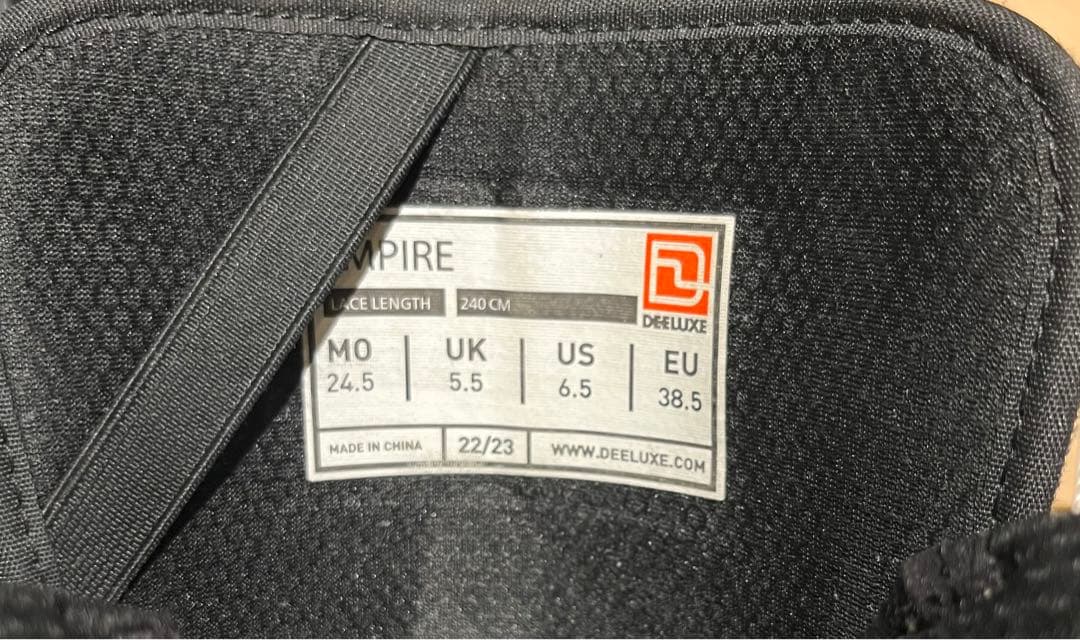 【kentmj 】DEELUXE EMPIRE 22-23モデル24.5㎝