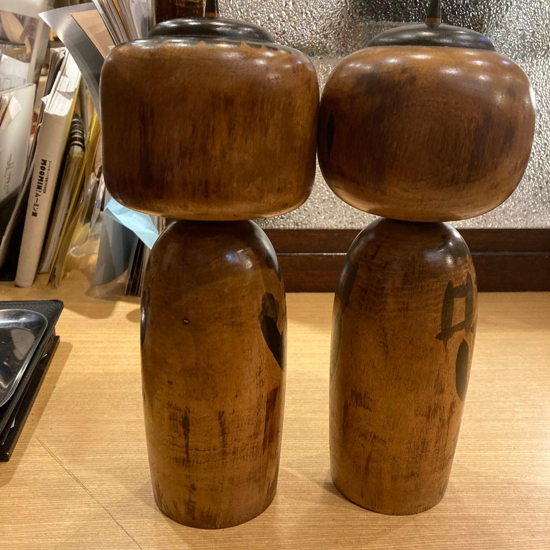 超稀少品　アンティークこけし　2体セット