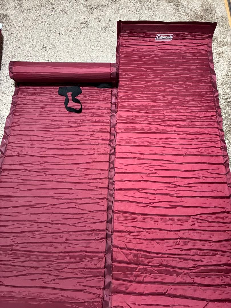 アウトドア寝具 Coleman CAMPEINFLATOR MAT W SET II
