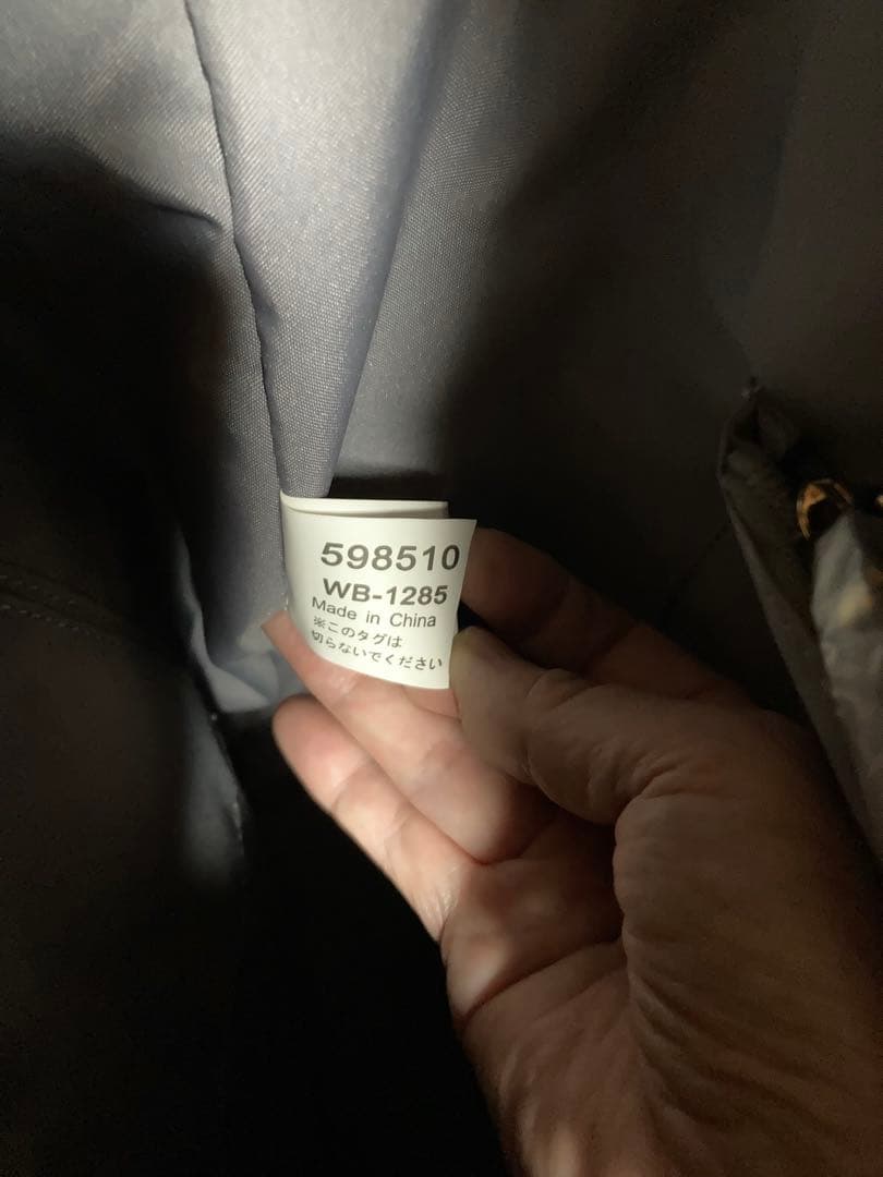 スワニー　ブラウン ナイロン キャリーケース　インナーバッグ付