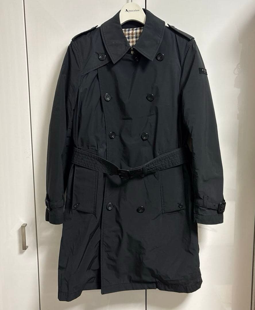 TATRAS × AQUASCUTUM ダウンライナー付きトレンチコート