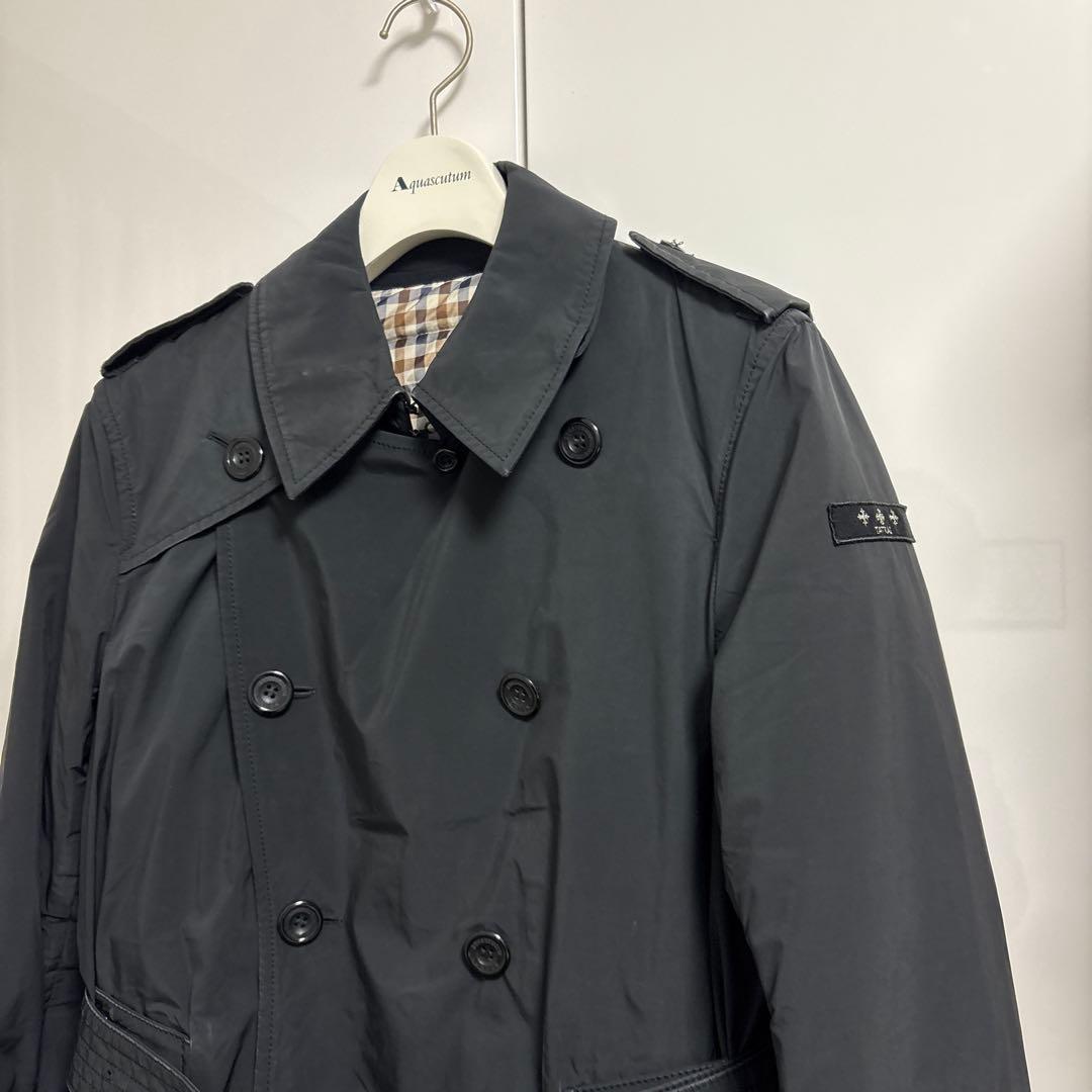 TATRAS × AQUASCUTUM ダウンライナー付きトレンチコート