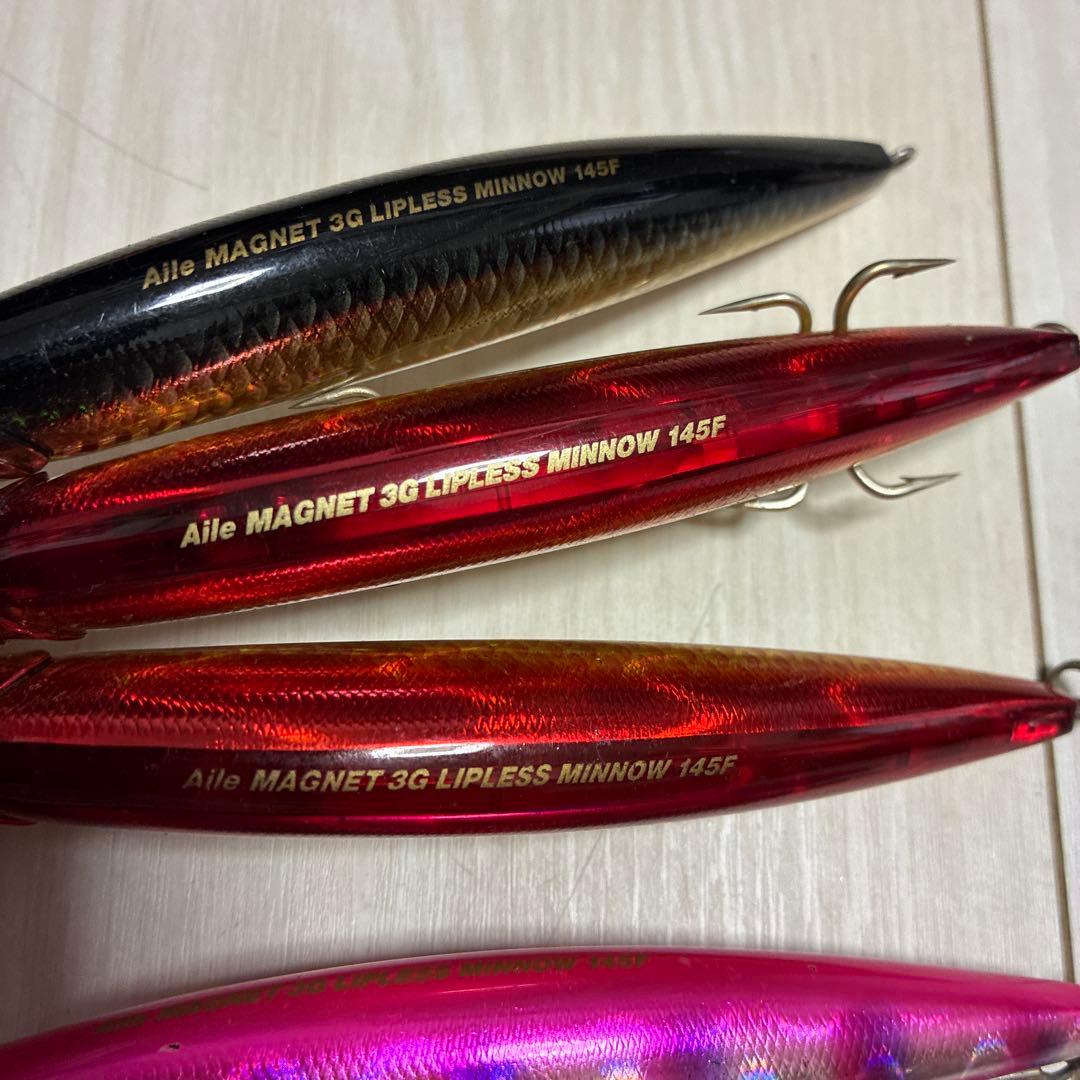 ルアー　デュエル　アイルマグネット　リップレスミノー　145F 28g