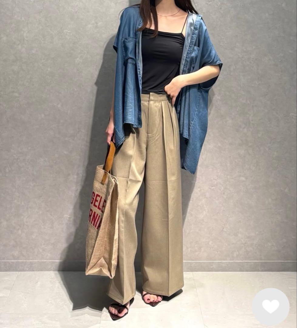 DOUX ARCHIVES ソフトデニムフレンチシャツ　BLUE