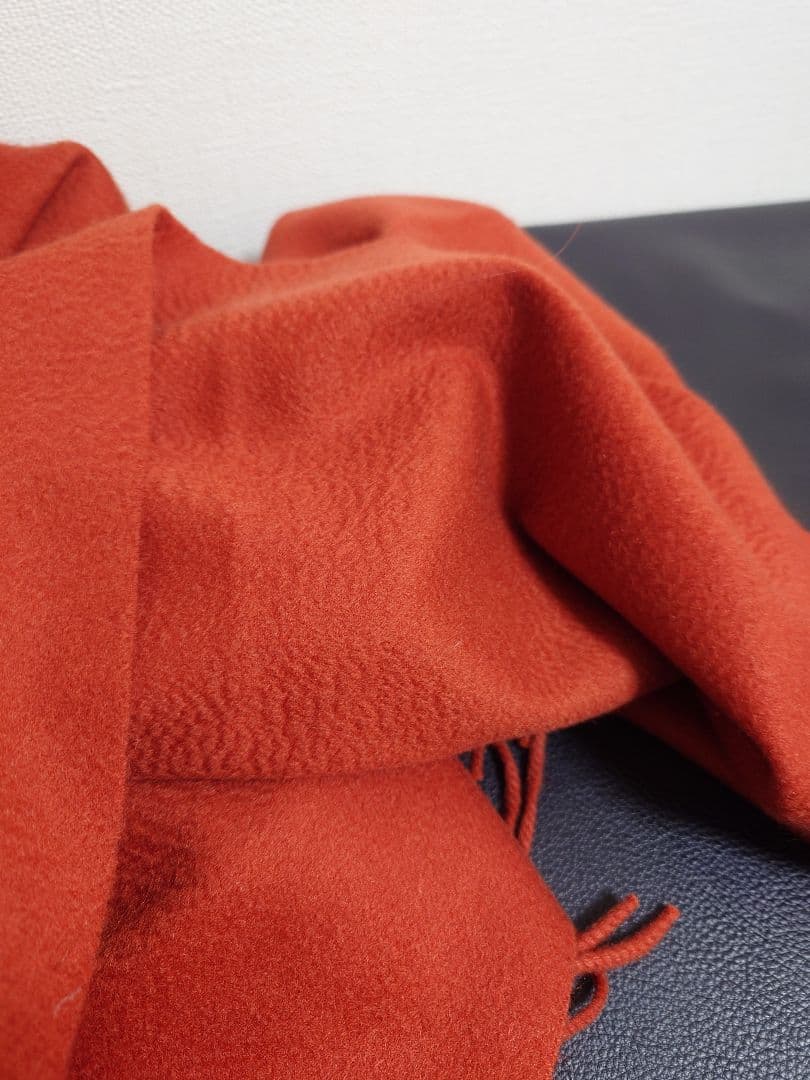 ロロ ピアーナ　Loro Piana　ストール　マフラー　オペラ　カシミヤ　赤茶