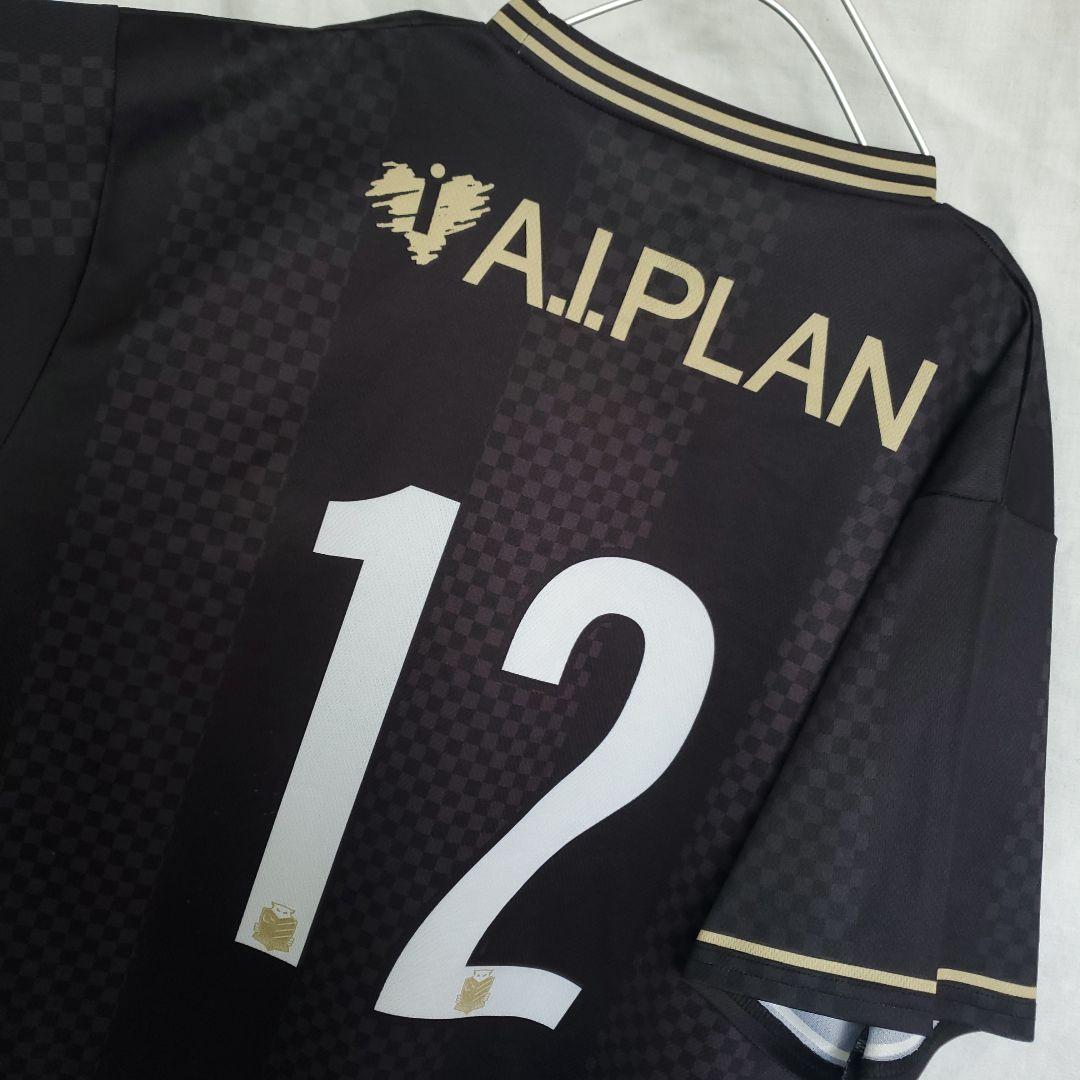 コンサドーレ札幌 サッカー プラシャツ 半袖 黒金