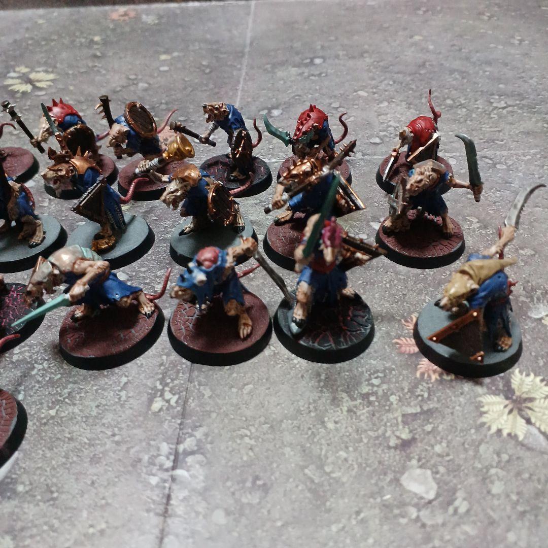 ウォーハンマー AOS スケイヴンタイド スケイヴン陣営 一部塗装済