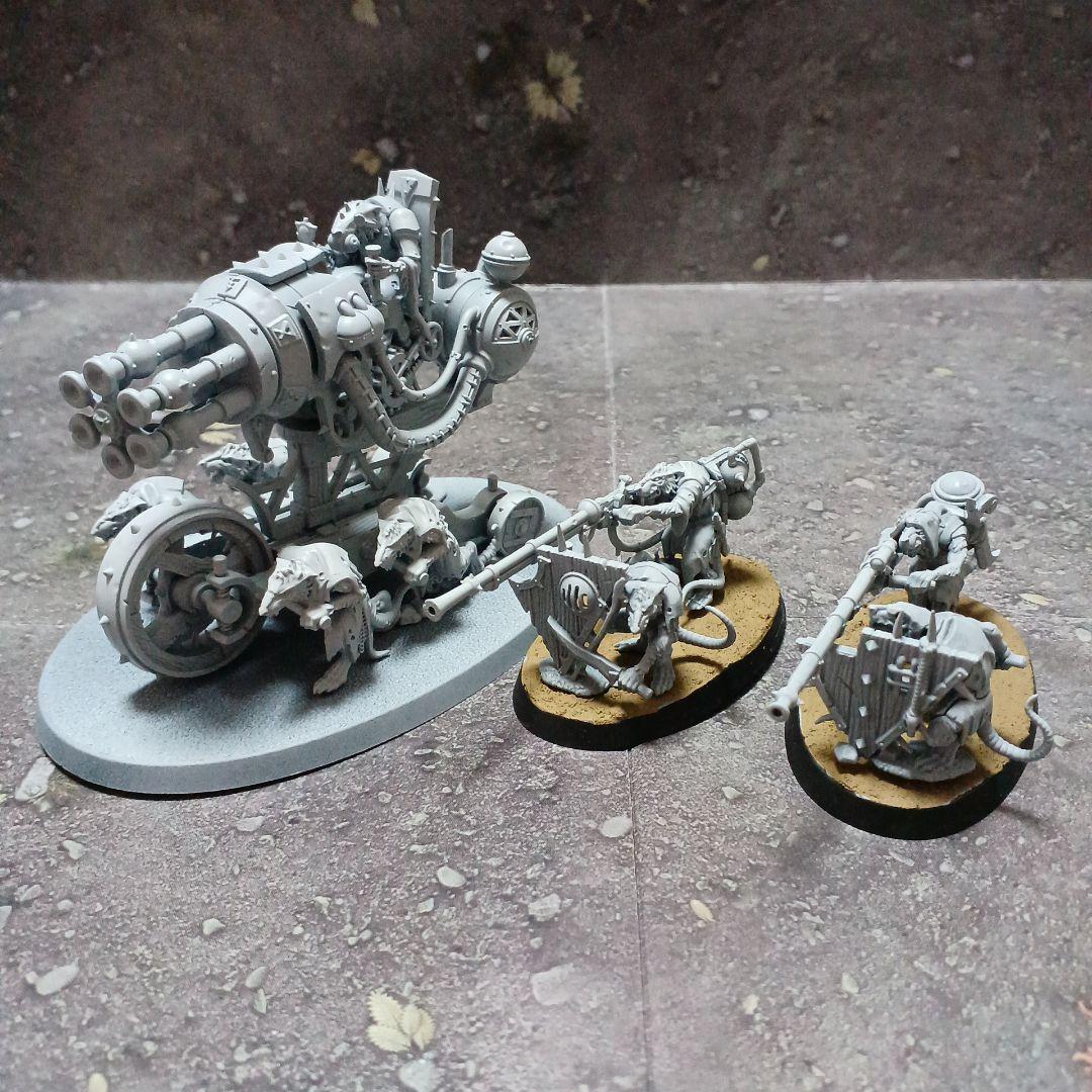 ウォーハンマー AOS スケイヴンタイド スケイヴン陣営 一部塗装済